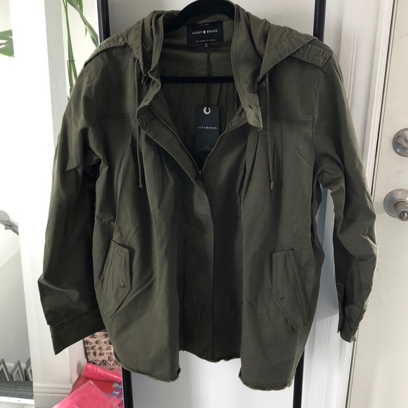 NWT Lucky Brand 1X Olive Jacket - Picture 5 of 8